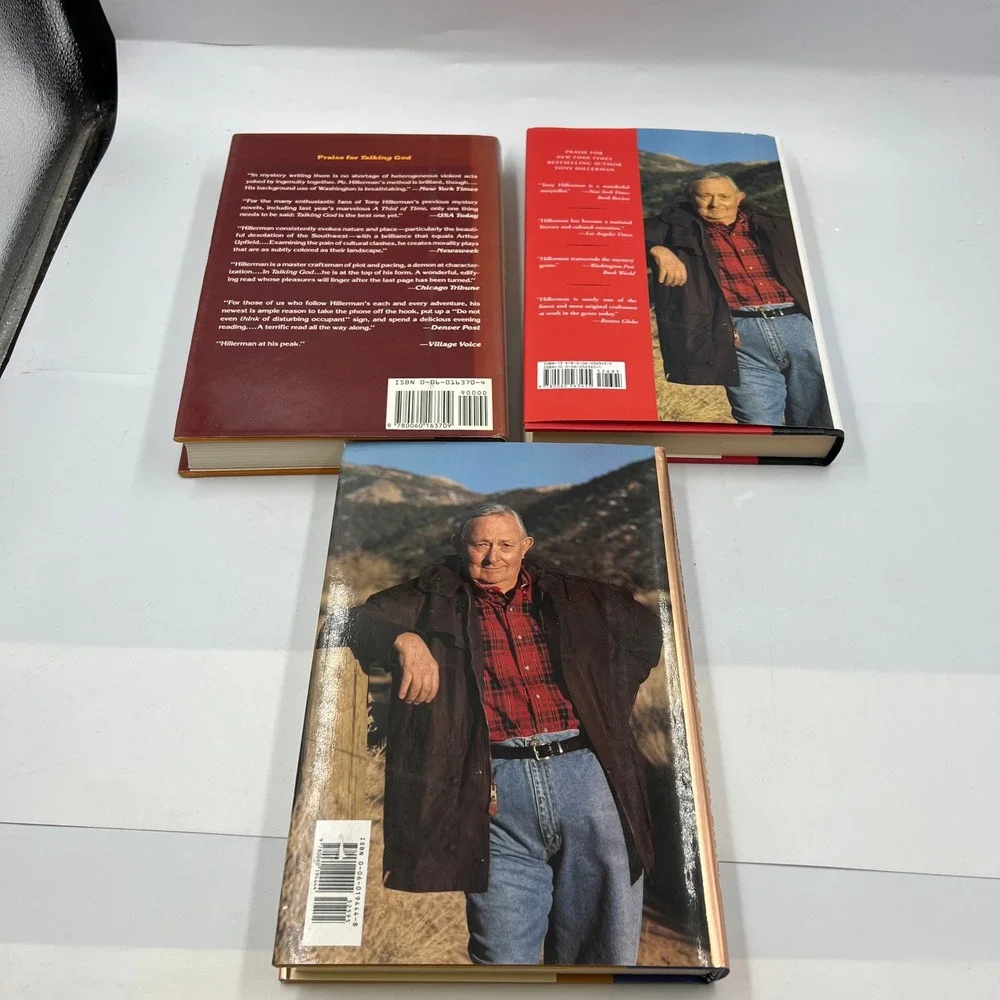Tony Hillerman Book Lot 5 HCDJ & 1 Paperback Walking Wind Shape Shifter Skeleton
